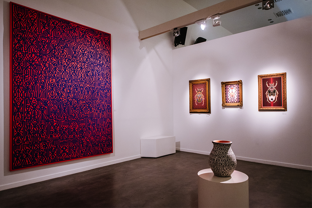 Greek artist, painting, artwork, dimitris ntokos, lives in Athens, scarab, scarabeus, beetle, dimitris dokos, canvas, contemporary art, modern art, art, beetle, optic art, art