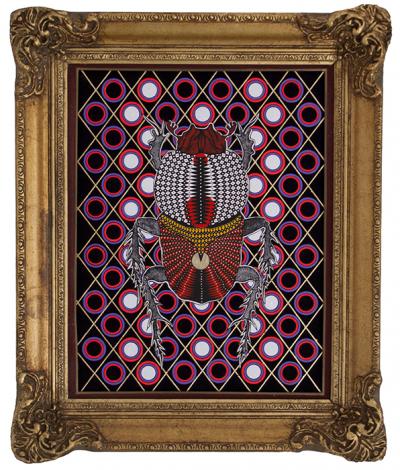 Greek artist, painting, artwork, dimitris ntokos, lives in Athens, scarab, scarabeus, beetle, dimitris dokos, canvas, contemporary art, modern art, art, beetle, optic art, art