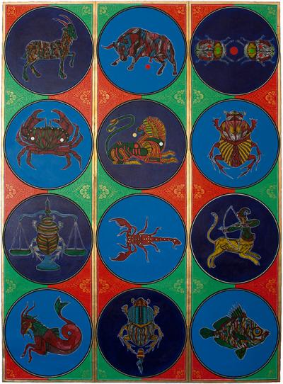 Greek artist, painting, artwork, dimitris ntokos, lives in Athens, scarab, scarabeus, beetle, dimitris dokos, canvas, contemporary art, modern art, art, beetle, optic art, art