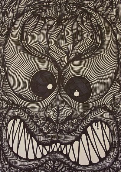 Greek artist, painting, artwork, dimitris ntokos, lives in Athens, scarab, scarabeus, beetle, dimitris dokos, canvas, contemporary art, modern art, art, beetle, optic art, art